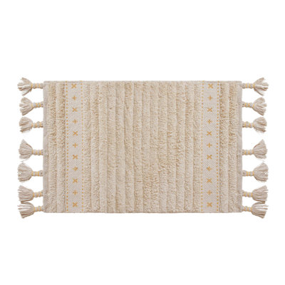 Lucky Brand Maharis Fringe Bath Rug