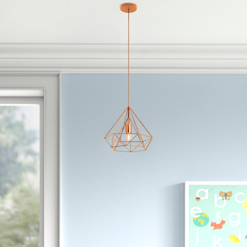Harmen 1 - Light Single Pendant, Copper, 9.8" H x 9.8" W x 9.8" D