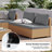 Corrinn 7 Piece Sectional Seating Group with Cushions-855369335