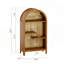Étagère arquée autoportante à 4 niveaux à 4 niveaux, armoire de rangement asymétrique ouverte, étagère en bois pour hall d'entrée, salon, chambre à coucher, couloir-132959105
