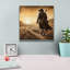 «Cowboy - Morning Walk» par Rey Klimt, art mural sur toile-114513419