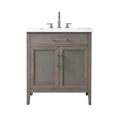 Meuble-lavabo simple 30 po avec dessus Sebastiano