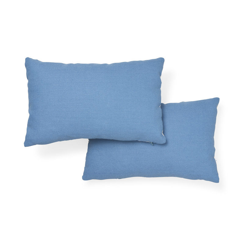 Marguerite Embroidery Pillow, Sky