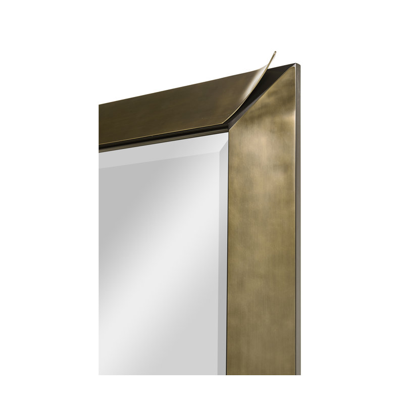 JC Modern Rectangle Framed Wall Mirror