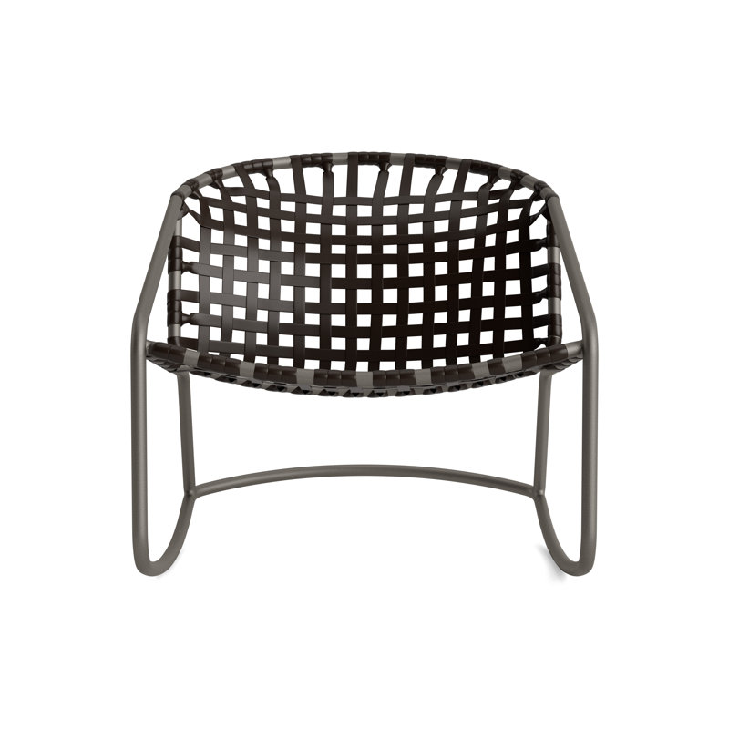 Kantan Outdoor Lounge Chair, Mica/Coffee