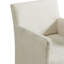 Chaise avec accoudoirs naturelle