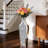 28" Floor Vase Crystal Glass Inlay Home Decor