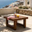 Table d'appoint d'extérieur en bois massif-1793927333