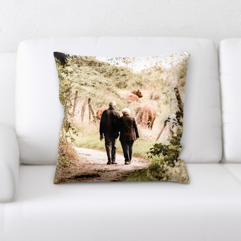 Microsuede Throw Pillow