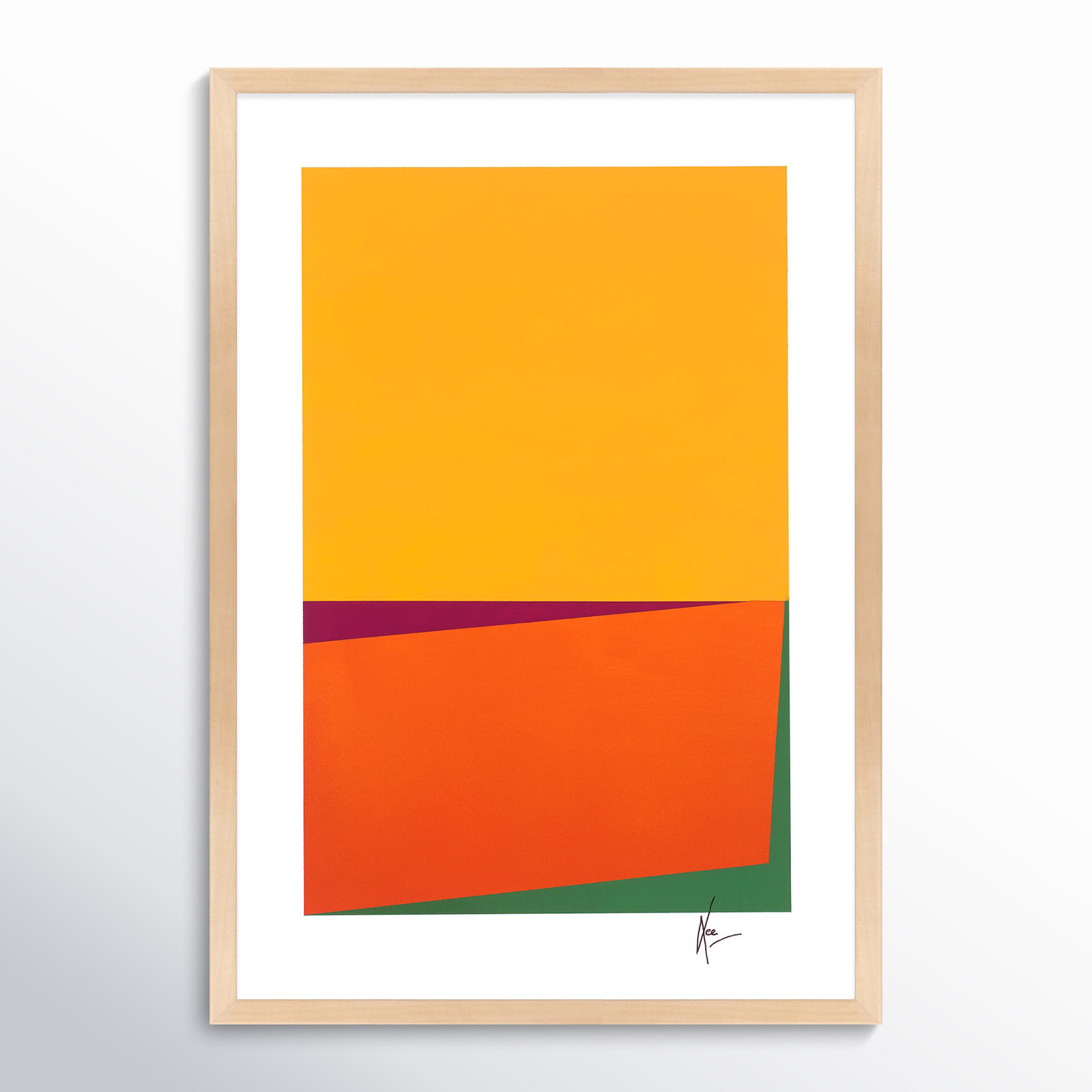 Sahara "Sahara" Print by Lee Lessem, Brown, 50" H x 35" W x 1.25" D