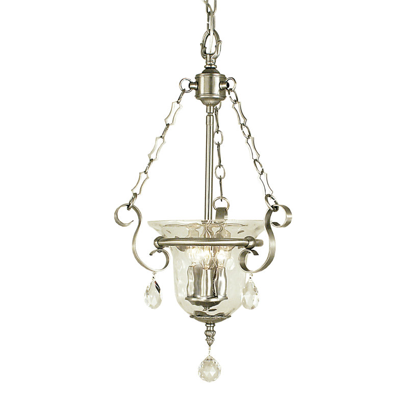 Luminaire suspendu pour urn à 3 lumières unique Vogel, Bronze acajou