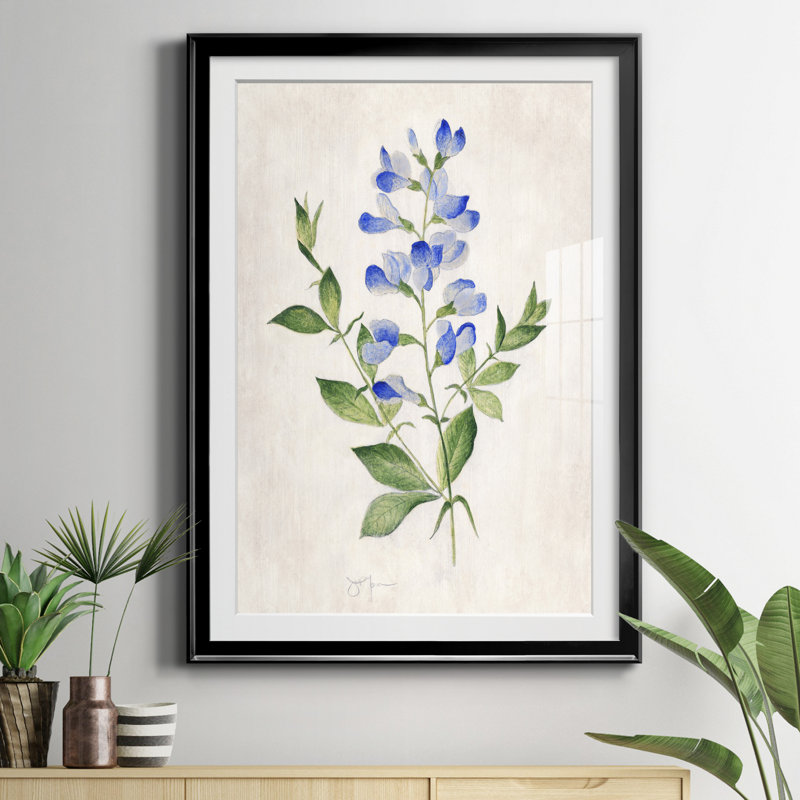 «Botanical II», reproduction d'art sur papier encadré, H 30,5 po x l 42,5 po x P 1,5 po, Noir