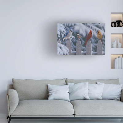 «Jeff Hoff Winter Birds», art sur toile