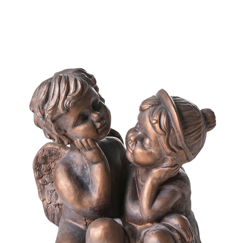 Water Resistant Fiberstone Clay Garden Statue