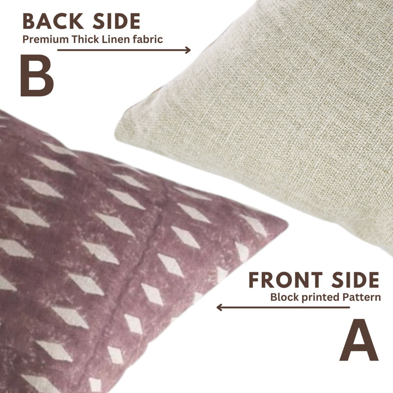 Linen Square Pillow Cover, 14" x 14", Square