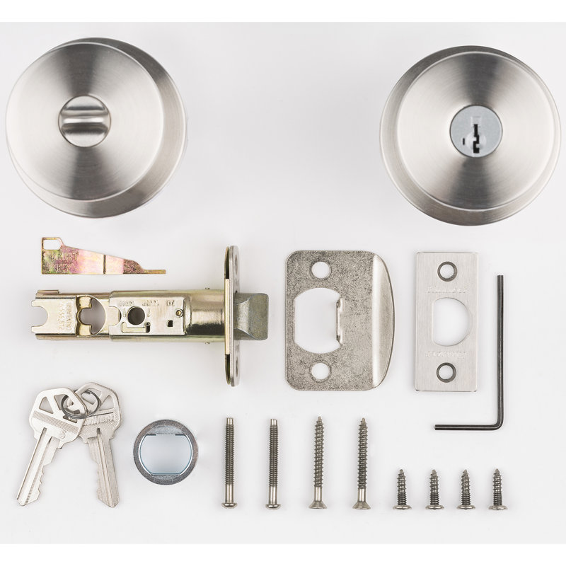 Kwikset 97402-795 Hancock Keyed Entry Knob Featuring SmartKey In