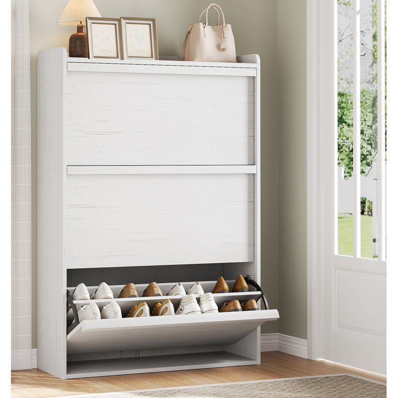 24 Pair Flip Down Shoe Storage
