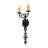 Merano Steel Candle Wall Light
