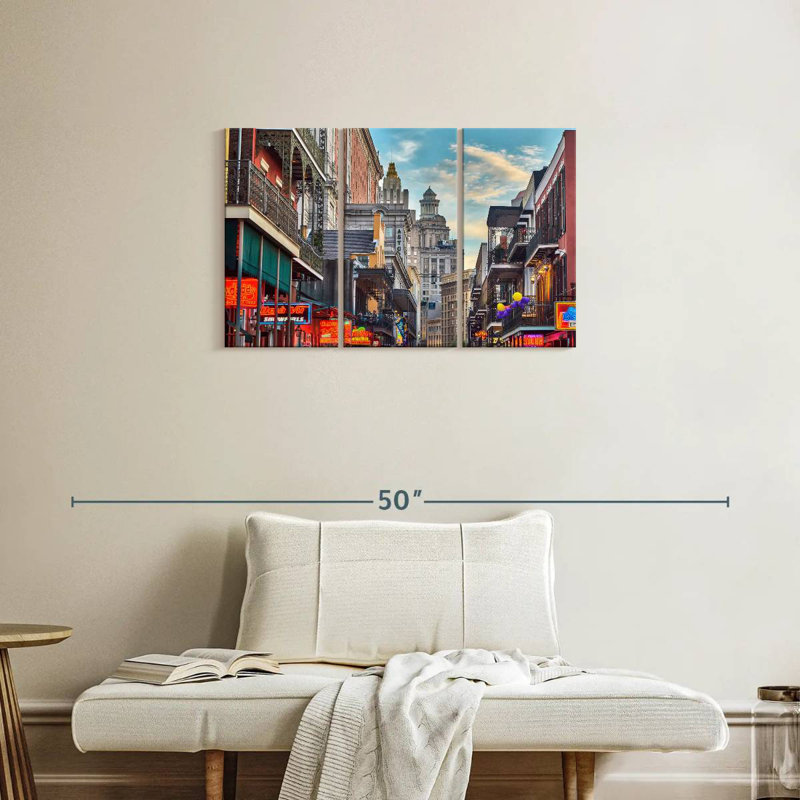 Sebbie Bourbon Street Bars, 20" H x 33" W