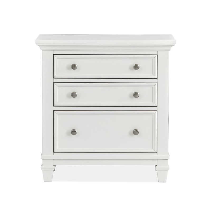 Table de chevet blanche, Blanc
