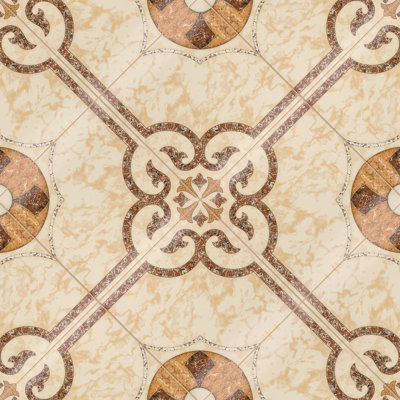 Carreau de céramique à motif pour mur et plancher 18 po x 18 po Cairoo
