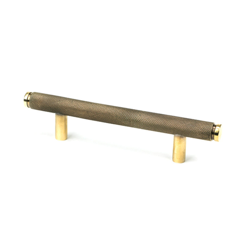 Brompton Bar Handle, 9.6 cm, Aged Brass