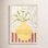 Yellow Vase Print by Design Fabrikken