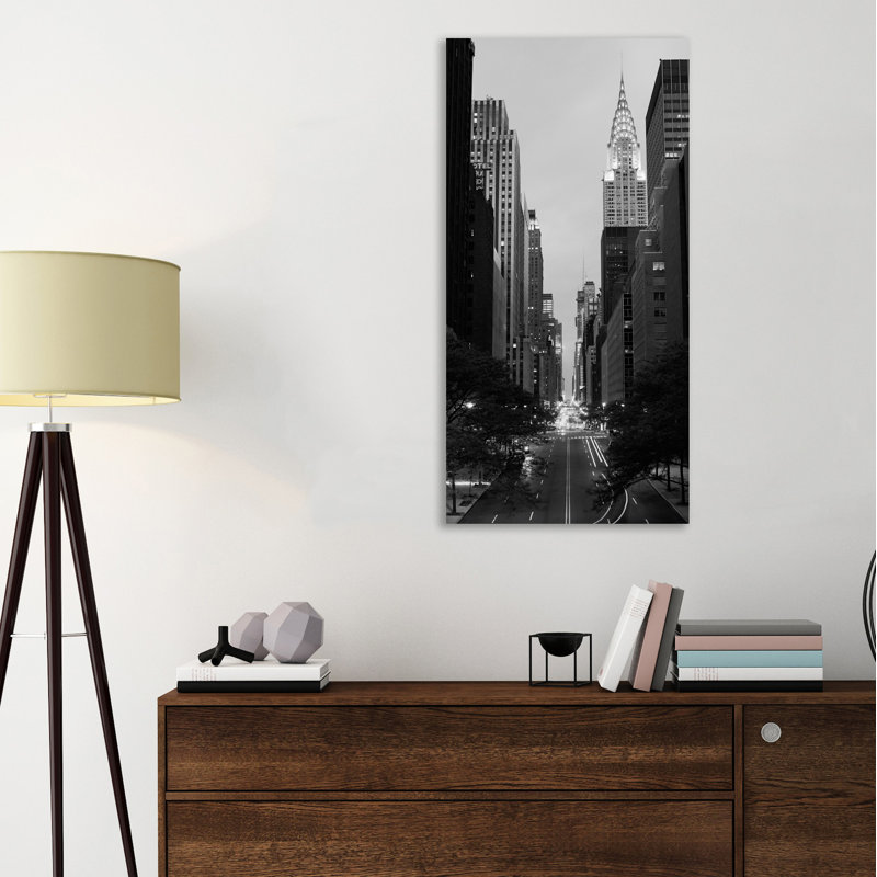 «Chrysler Building at Night», reproduction de photo sur toile tendue, H 48 po x l 24 po x P 1,5 po