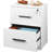 2-Drawer Wood Lateral File Cabinet With Lock For Home Office-846369898