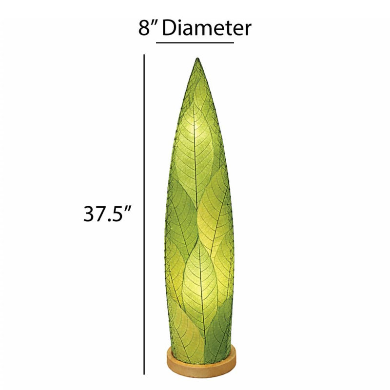  Grande lampe fusée verte, Vert
