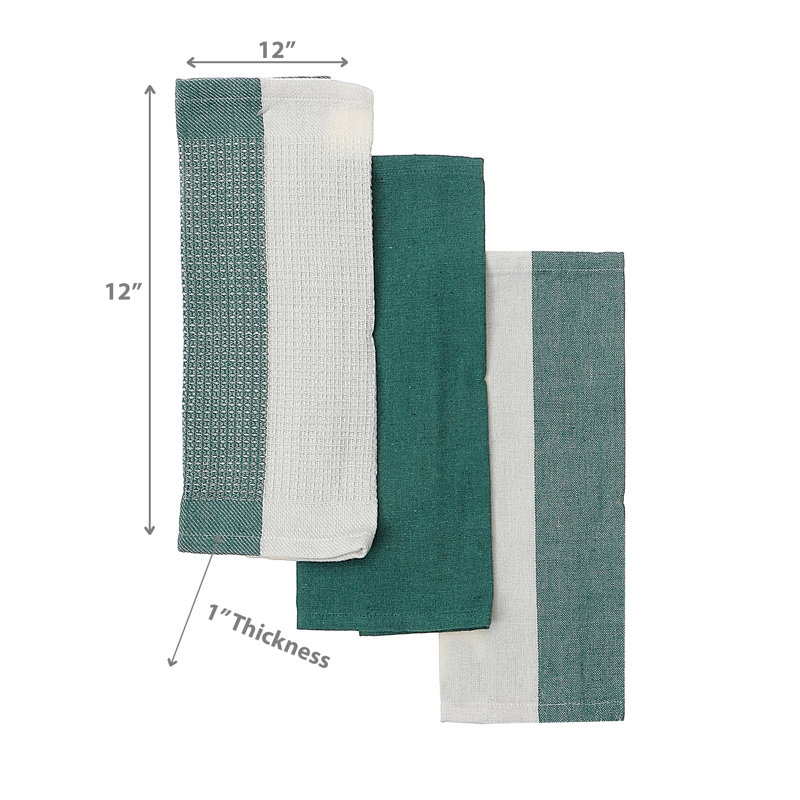 Cotton Kitchen Towels Kitchen Towel, Green
