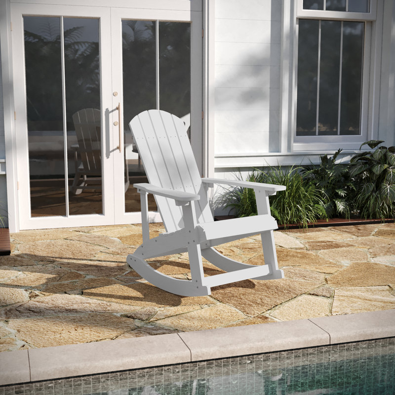 Chaise berçante, Blanc