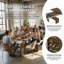 Table de salle à manger pliante en bois extensible, idéale pour les cuisines, les salons et les salles de conférence