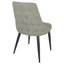 Ensemble de 2 chaises d'appoint rembourrées gris clair Lantie-152299062