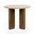 Idella Travertine Round End Table