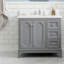 Queen 36" Sink Carrara Quartz Countertop Bath Vanity with Faucet-292632686-292632687