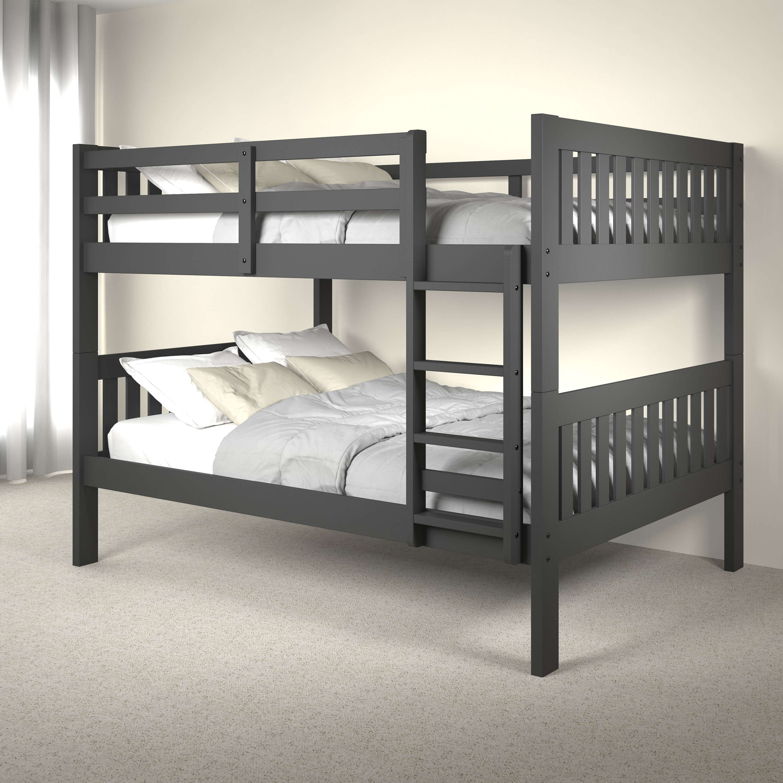 Harriet Bee Bribie Solid Wood Standard Bunk Bed by Harriet Bee