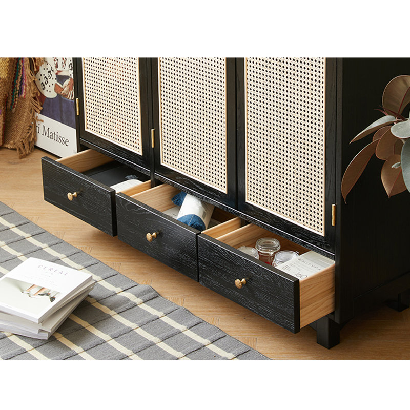 Shoe Storage Cabinet, Black