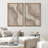 Tree Ring " Beige Oak Wood Forest Tree Ring Illustration Neutral Minimalist Art Modern Farmhouse Decor " 2 - Pieces-92285290-92285291