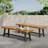 Outdoor Weather Resistant Patio Bench Set-967861659