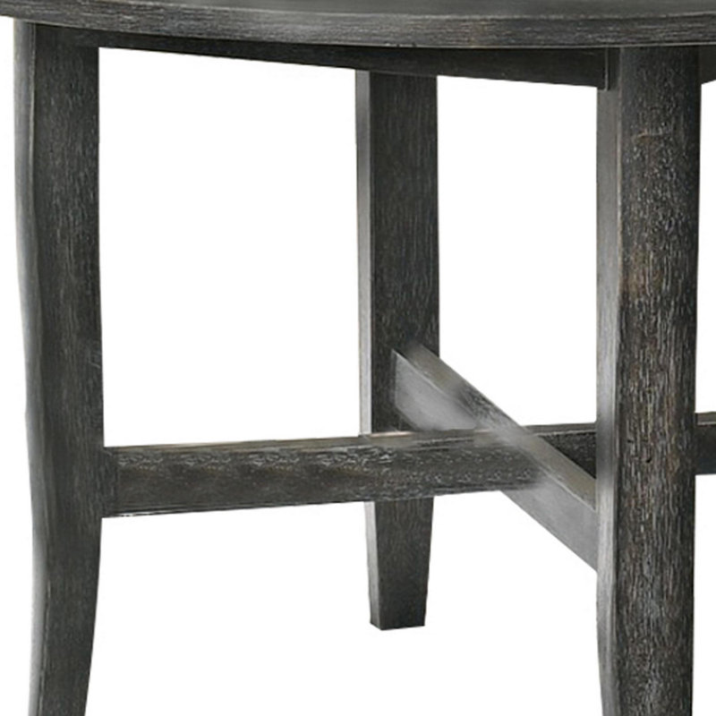 Brattleboro Round Dining Table, Gray