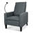 Recliner Chairs For Adults, Adjustable Recliner Sofa With Mobile Phone Holder & Cup Holder, Modern Reclining Chairs Fabric Push Back Recliner Chairs-572517655