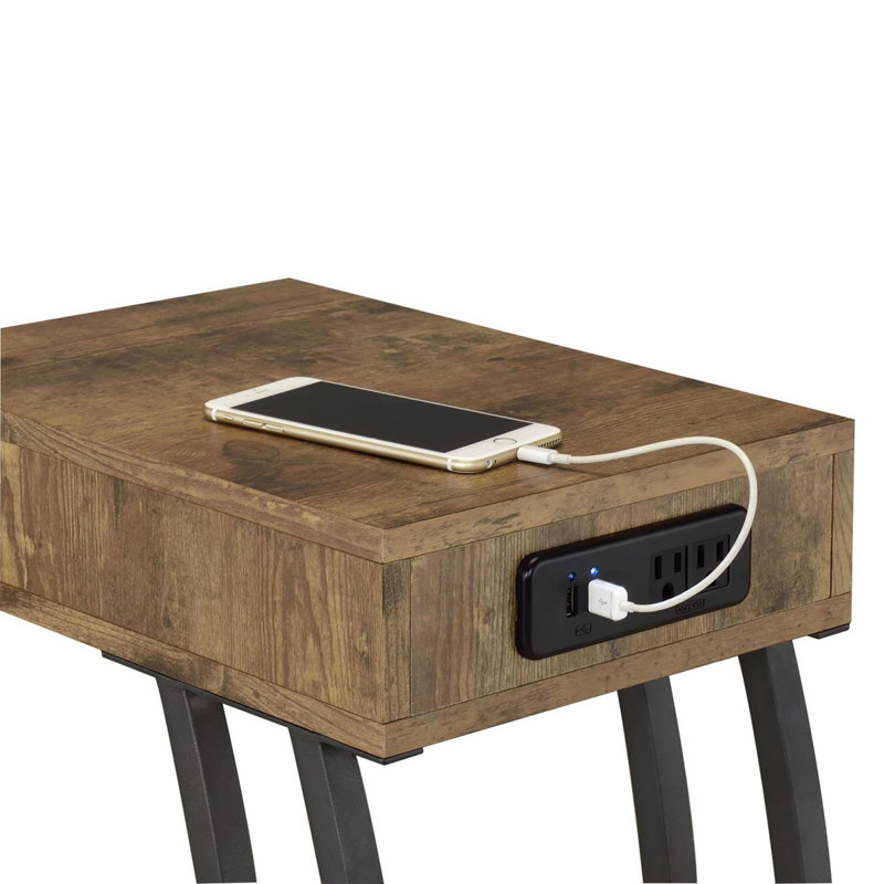 Table d'appoint Hi-Tech, Brun
