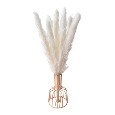 8 pièces de fleurs de pampas séchées, branche de fleur pour le mariage, fleurs de bohème, décoration de table, fête à la ferme, fête de printemps, tiges florales