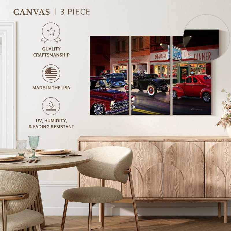 Phil's Diner, 48" H x 74" W
