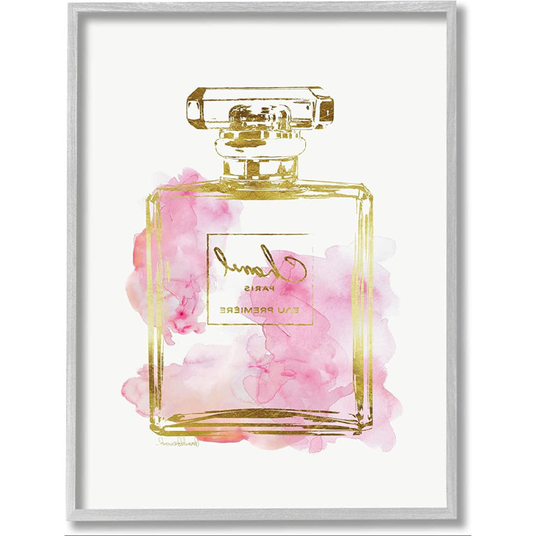  DesignQ Perfume Chanel Five III Modern Canvas Wall Art