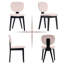 Chaises d'appoint rembourrées avec pieds en bois massif-142459878-142459879