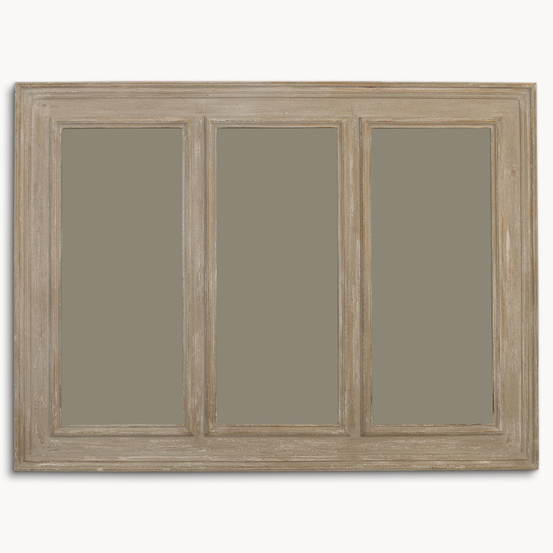 Algrange Flat Mirror with Shelves
