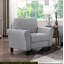 Fauteuil 1Pc rembourré avec accoudoirs arrondis-2133547312
