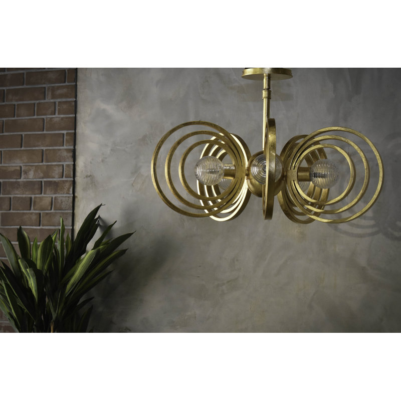 Frequency 6 - Light Chandelier, Gold